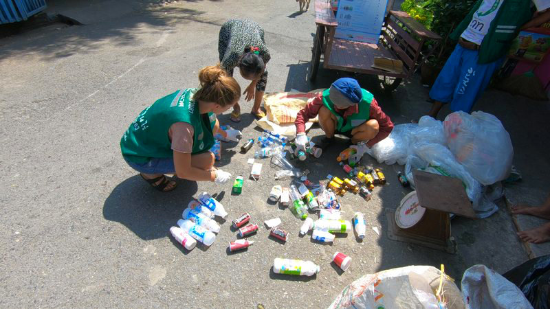 Recycling gegen Plastikmüll in Asien